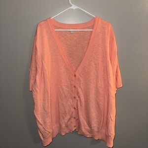 Women’s Woman Within Button Down V-Neck Top